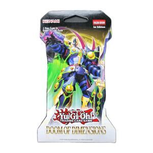 Konami Yu-Gi-Oh! TCG Doom of Dimensions 1st Edition English Booster Pack 9 Cards
